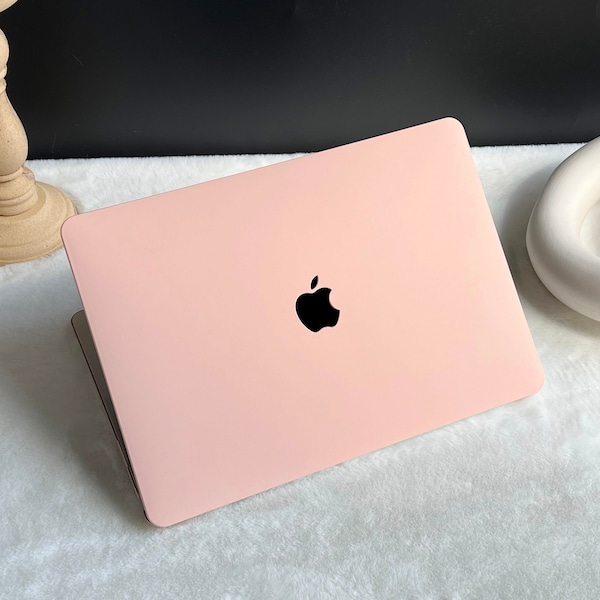 Rose Pink Hard Cover MacBook Case, MacBook Pro 14 2021, MacBook M1 Pro 13, Air 13 Case MacBook Pro 16, MacBook 2021 Pro 15 Case