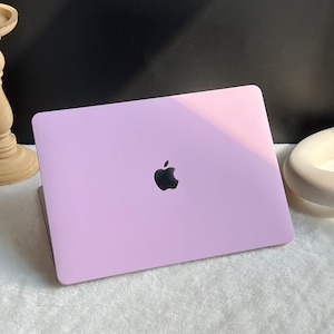 Lilac Purple Hard Cover MacBook Case, MacBook Pro 14 2021, MacBook M1 Pro 13, Air 13 Case MacBook Pro 16, MacBook 2021 Pro 15 Case