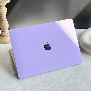 Lavendelpaars MacBook-hoesje harde kaft, MacBook Pro 14 2021, MacBook M1 Pro 13, Air 13-hoesje MacBook Pro 16, MacBook 2021 Pro 15-hoesje