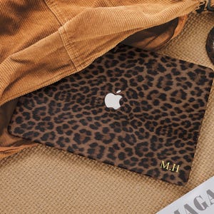 Tawny Leopard Print MacBook Case, MacBook Pro 14 2026, MacBook M1 Pro 13, Air 13 Case MacBook Pro 16, MacBook 2021 Pro 15 Case, Neo A18 Pro