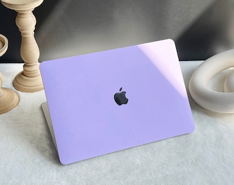 Lavender Purple Hard Cover MacBook Case, MacBook Pro 14 2021, MacBook M1 Pro 13, Air 13 Case MacBook Pro 16, MacBook 2021 Pro 15 Case