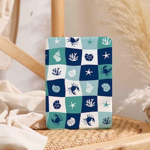 Ocean Collage Kindle Case, Personalised Folio Case Cover for Kindle Paperwhite 6&#39;&#39;/7&#39;&#39; 2024, Kindle Paperwhite Case 10th 11th 12th Gen
