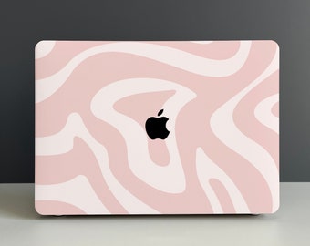 ラブ ピンク リバー ハードカバー MacBook ケース、MacBook Pro 14 2021、MacBook M1 Pro 13、Air 13 ケース MacBook Pro 16 MacBook 2021 Pro 15 ケース