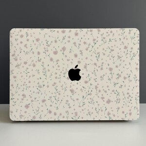 Elegant Crushed Florals Hard Cover MacBook Case, MacBook Pro 16 Mac M1 M2 M3 A2337 A2681 A2338, MacBook Air 13/15 MacBook Pro 13/14/15 Cover