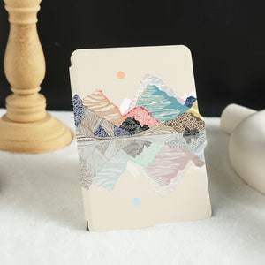 Fantasy Hills Reflection Kindle Case, Personalised Folio Case Cover for Kindle Paperwhite 1/2/3/4, Kindle Paperwhite Case 10th 11th Gen
