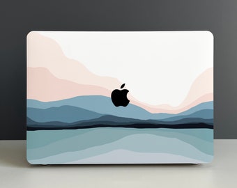 Montagnes Coque rigide pour MacBook, MacBook Pro 14 2021, MacBook M1 Pro 13, Air 13 Coque MacBook Pro 16 MacBook 2021 Pro15