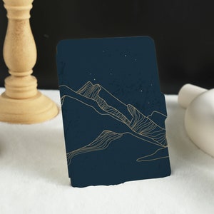 Kindle-hoesje met eenvoudige lijnbevestiging, gepersonaliseerde foliohoes voor Kindle Paperwhite 1/2/3/4, Kindle Paperwhite-hoesje 10e 11e generatie