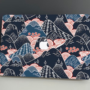 Hill Abstract Art Hard Cover MacBook Case, MacBook Pro 14 2021, MacBook M1 Pro 13, Air 13 Case MacBook Pro 16 MacBook Pro 15 Case