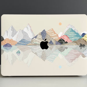 Fantasy Hills Reflection Hard Cover MacBook Case, MacBook Pro 14 2021, MacBook M1 Pro 13, Air 13 Case MacBook Pro 16 MacBook 2021 Pro15 Case