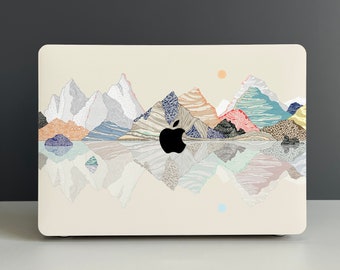 Funda rígida Fantasy Hills Reflection para MacBook, MacBook Pro 14 2026, MacBook M1 Pro 13, Air 13, MacBook Pro 16, MacBook 2021 Pro15.