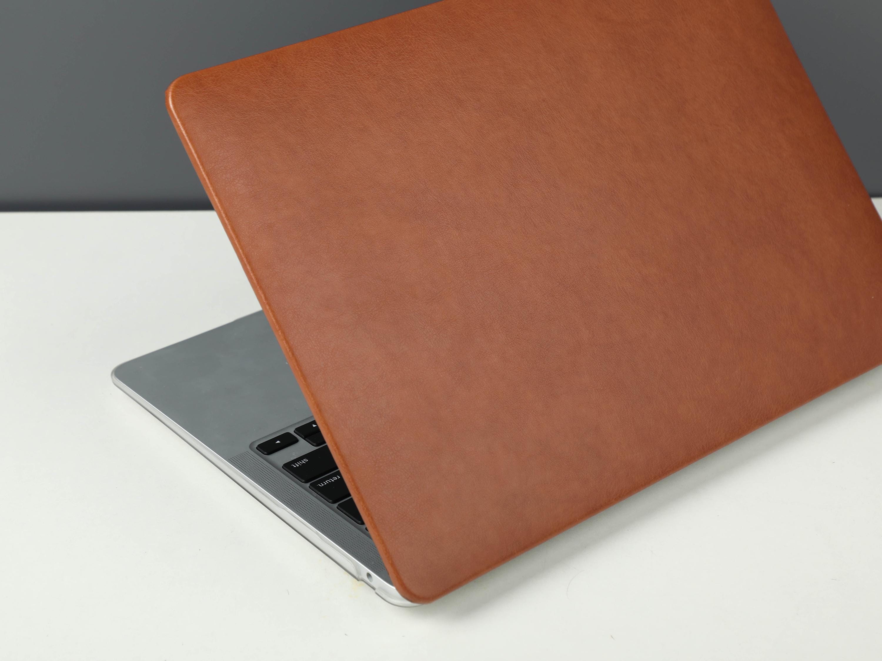 Clay Brown Leather MacBook Case, MacBook Pro 14 2026, MacBook M1
