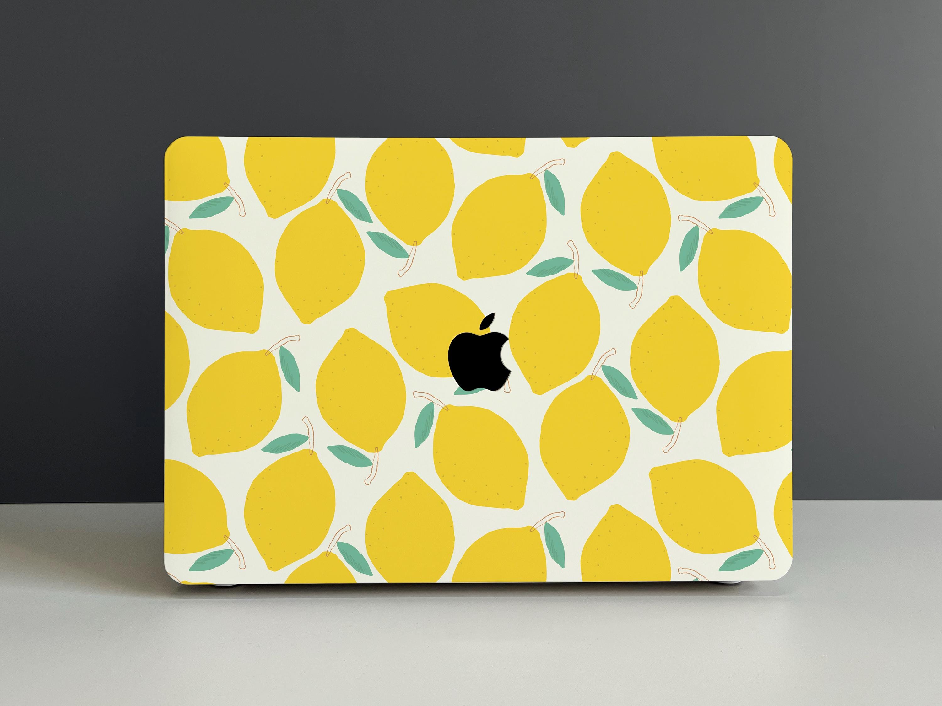 Macデスクトップ Lemon Lemon Pattern Hard Cover MacBook Case, MacBook Pro 16 Mac M1 M2 M3