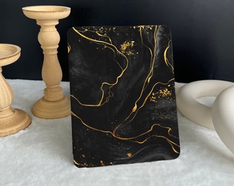 Lava Art Black iPad case, New iPad Air 5 2022 iPad Pro 12.9&#39;&#39; 2021 iPad Mini 6 case iPad 9.7&quot;/ 10.2&quot;/ 10.9&quot;/ 11 inch Custom iPad