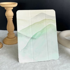 Sunset Mountains Watercolor iPad case, New iPad Air 5 2022 iPad Pro 12.9&#39;&#39; 2021 iPad Mini 6 case iPad 9.7&quot;/ 10.2&quot;/ 10.9&quot;/ 11&#39;&#39; Custom iPad
