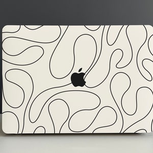 Twist Abstract Line Hard Cover MacBook Case, MacBook Pro 14 2021, MacBook M1 Pro 13, Air 13 Case MacBook Pro 16, 2021 Pro 15 Case