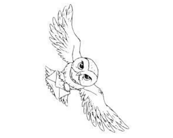 Hedwig SVG Datei, Cricut
