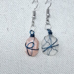 Mystery Box Wire Wrapped Earrings