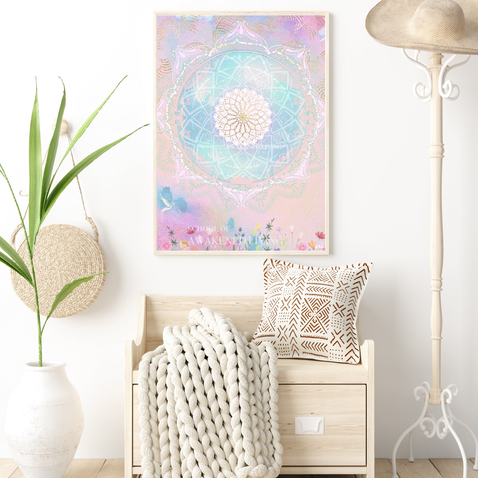 Healing the Heart Art Print: Light Code Activation (digital Download ...