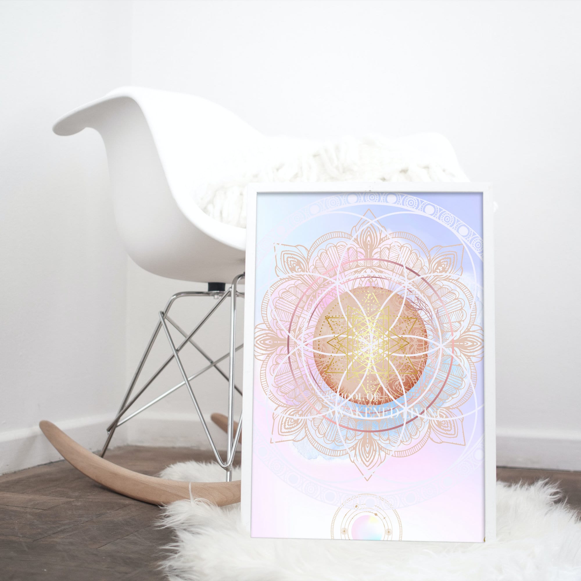 Self Love Joy Mandala Light Code Activation Art Print - Etsy