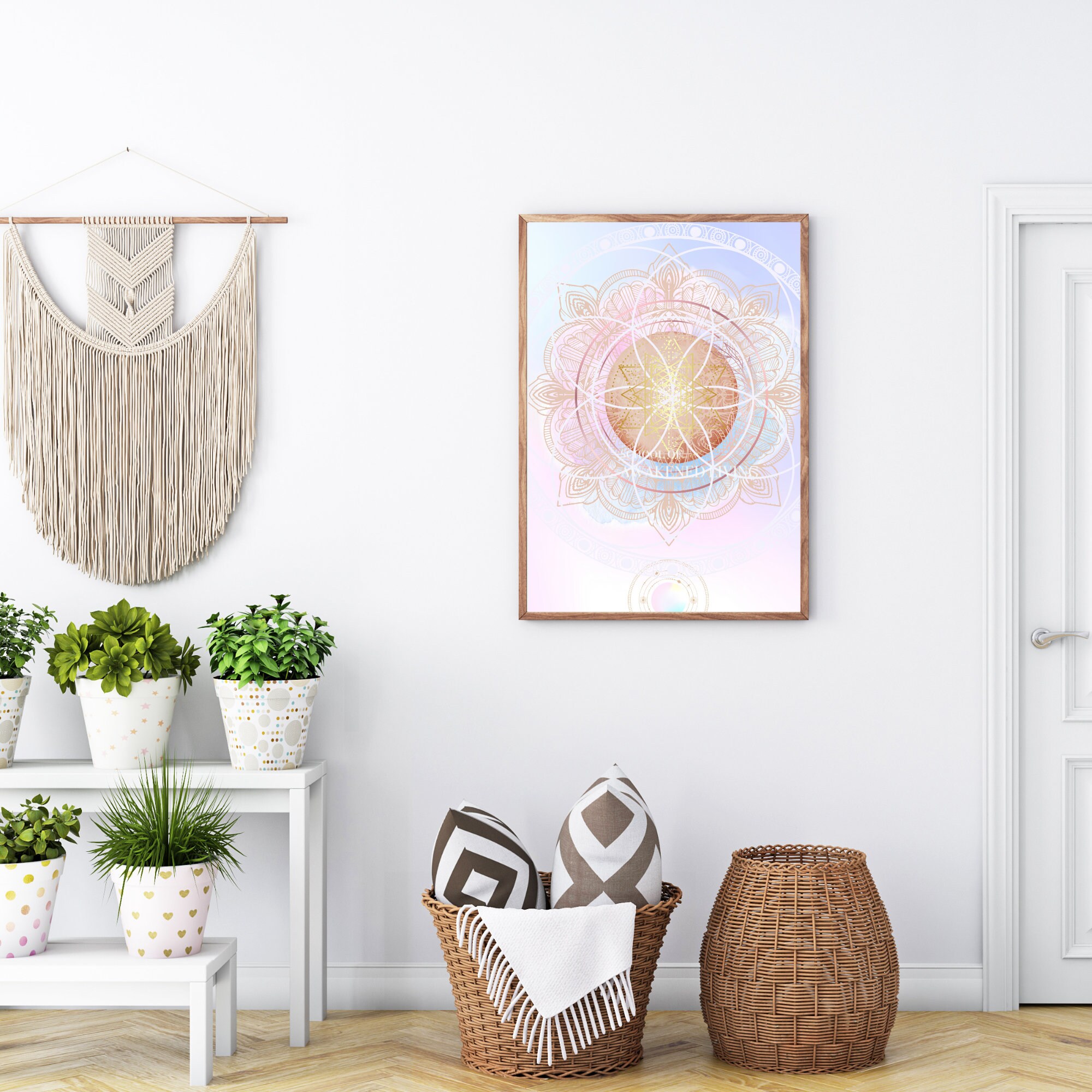 Self Love Joy Mandala Light Code Activation Art Print - Etsy