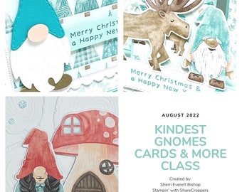 Kindest Gnomes Cards & More Class PDF Tutorial