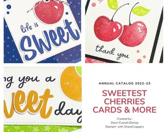 Sweetest Cherries Cards & More Class PDF Tutorial