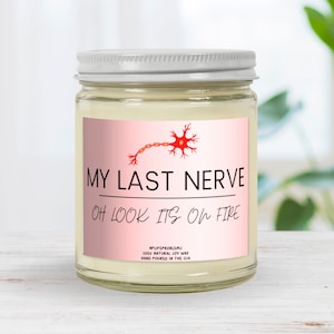 Neuron Candle, Neurology gift, Neurosurgery gift, Neurologist gift. Neurosurgeon, nurse gift, brain, graduation, funny medical gift coworker