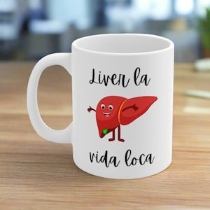 Liver Mug Surgeon Gift | Doctor Graduation Gift | Hepatology & Liver Transplant Mug | General Surgery Resident Gift | Medical Humor Mug
