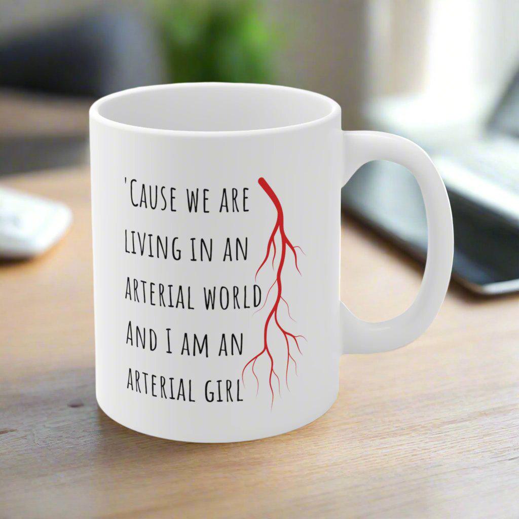 Funny Vascular Surgery Mug | Gift for Female Resident | Graduation Gift for Women Surgeons | Female Physician Gift | Doctor Appreciation