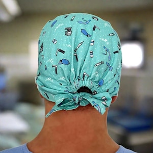 Anesthesia Scrub Cap – CRNA Graduation Gift, Anesthesiologist OR Hat, Surgeon Scrub Hat, Doctor Surgical Cap for Men, New Grad Doctor