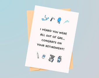 CRNA Retirement Card: Anesthesiologist Gift (Digital Download)