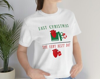 Cardiac Nurse Christmas Tee, Heart Gift