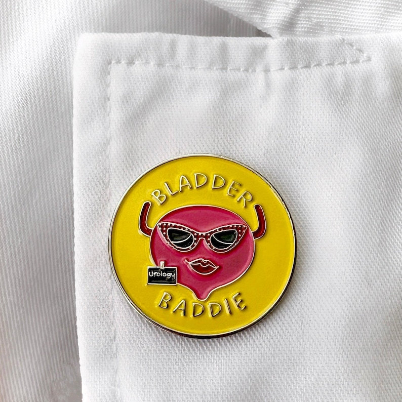 Urology Bladder Enamel Pin: Female Urologist Gift - Etsy