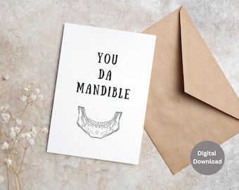 Oral Surgeon Thank You Card: Jaw Surgery, Medical Graduation (PDF)