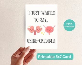 Urology Graduation Card: Funny Urologist Gift (Digital Download)