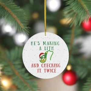 Funny Surgeon Christmas Ornament - Medical Pun Surgeon Holiday Gift | Doctor Nurse, General Surgery Humor, Gallbladder Medical Coworker Gift