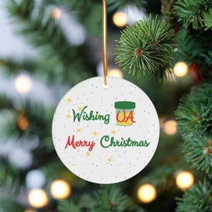 Urology Christmas Ornament - Funny Medical Puns, Doctor Holiday Gift, Urologist, Kidney Surgery, Nurse Xmas Ornament, Medical Coworker Gift