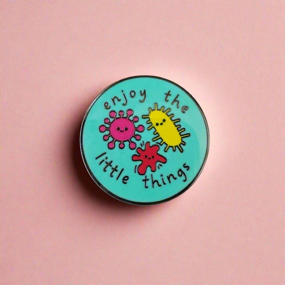 Microbiology Enamel Pin: Infectious Disease Doctor, Lab Tech Gift