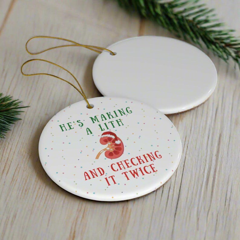 Funny Urology Christmas Ornament Urology Holiday Gift for Doctors