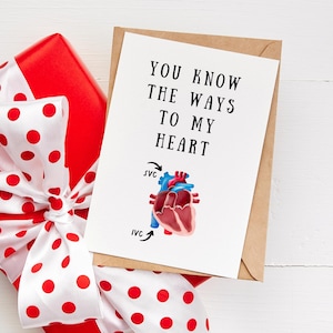 Valentinstag Karte zum Ausdrucken, Arzt Grußkarte, Kardiologie Valentinstag Geschenk, Herz Krankenschwester, sofort Download