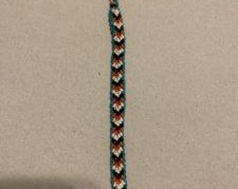 Bordered Chevron Friendship Bracelet