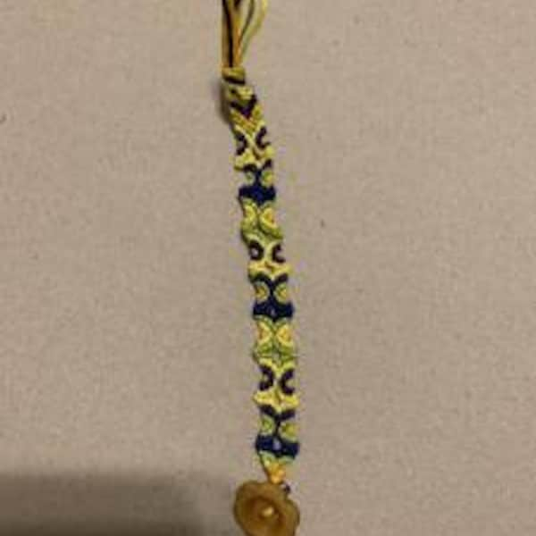 Tiki Pattern Friendship Bracelet