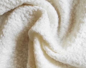 Wool Boucle Fabric | Etsy