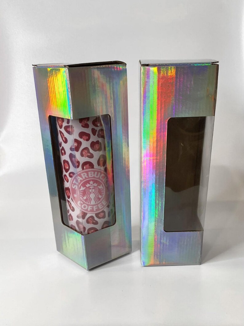 20oz Skinny Tumbler Holographic Gift Box Tumbler Display Box Etsy