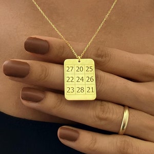 14K Gold Kubera Yantra Necklace: Wealth & Prosperity Amulet