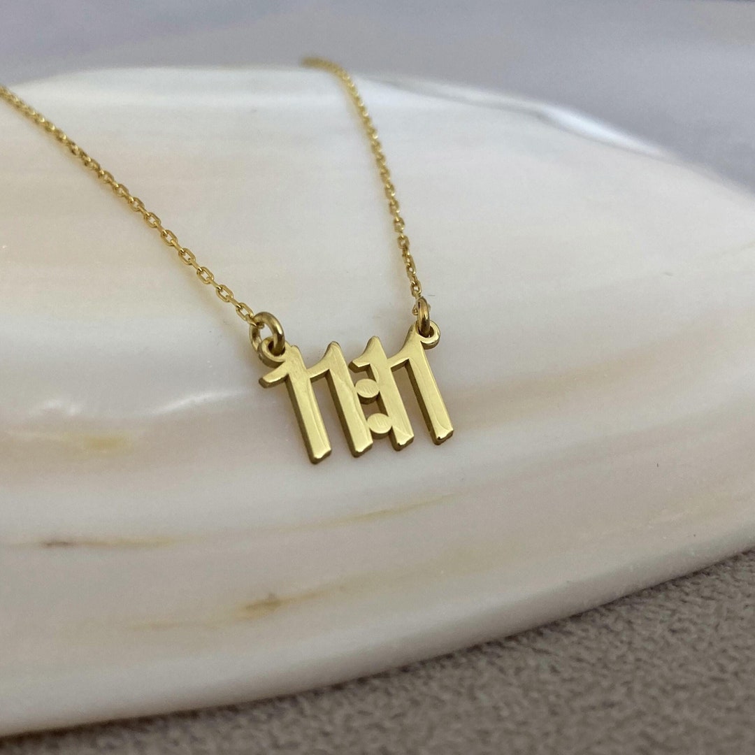 14K Gold Paw Print Name Necklace, Personalized Tiny Dog Paw