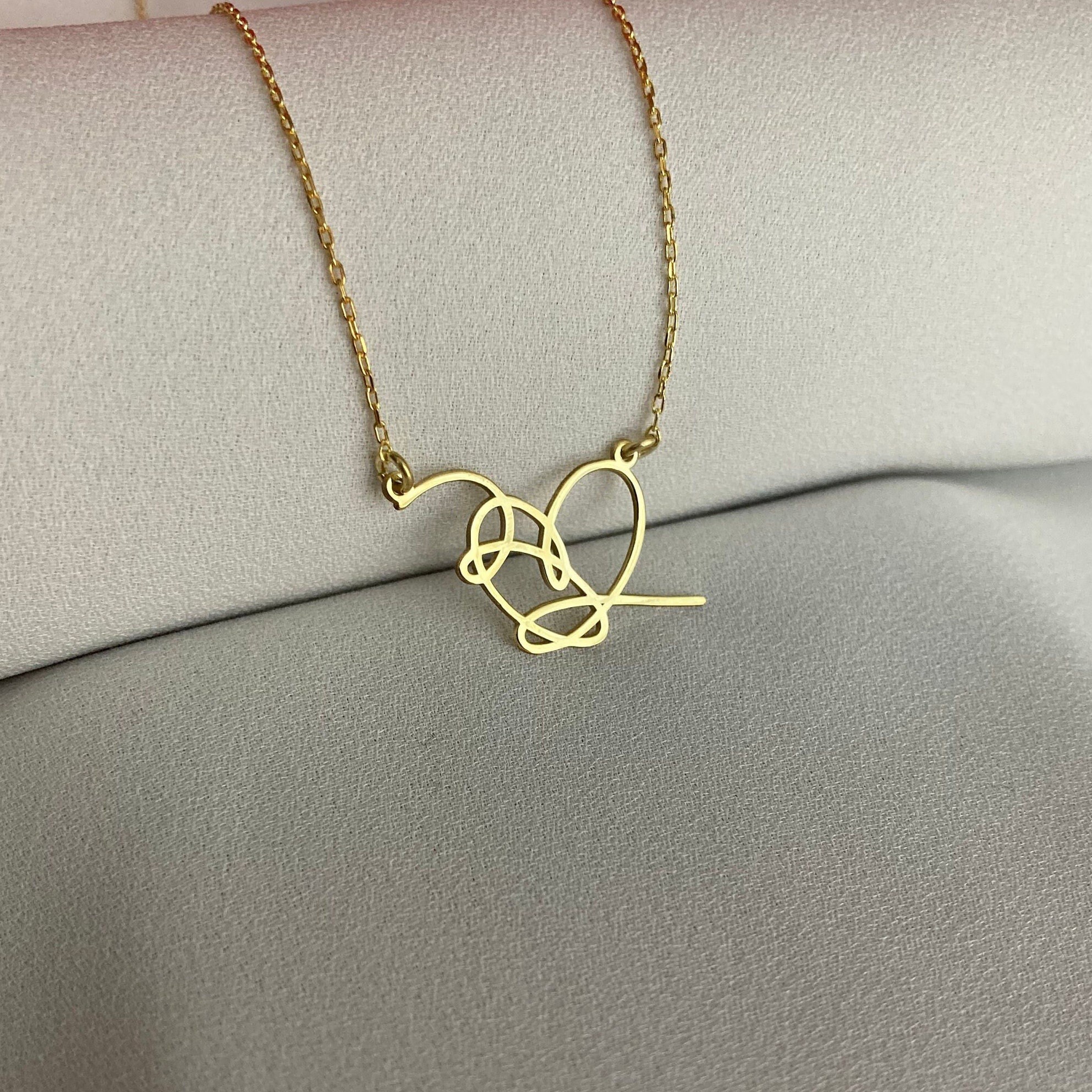Bts love myself necklace best sale
