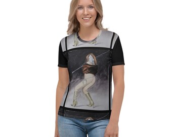 Annabelle space pirate alternate design- Women's T-shirt