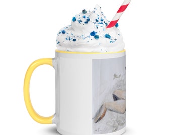 Basking in the sun- Mug with Color Inside