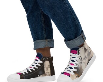 The Performer- Men’s high top canvas shoes